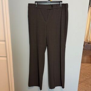 BCBG MaxAzria Dark Gray & Brown Formal Trousers